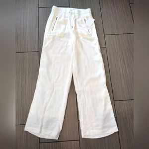 Athleta Cabo Linen Wide leg pants